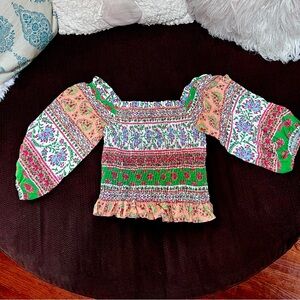 Zara off the shoulder shirt